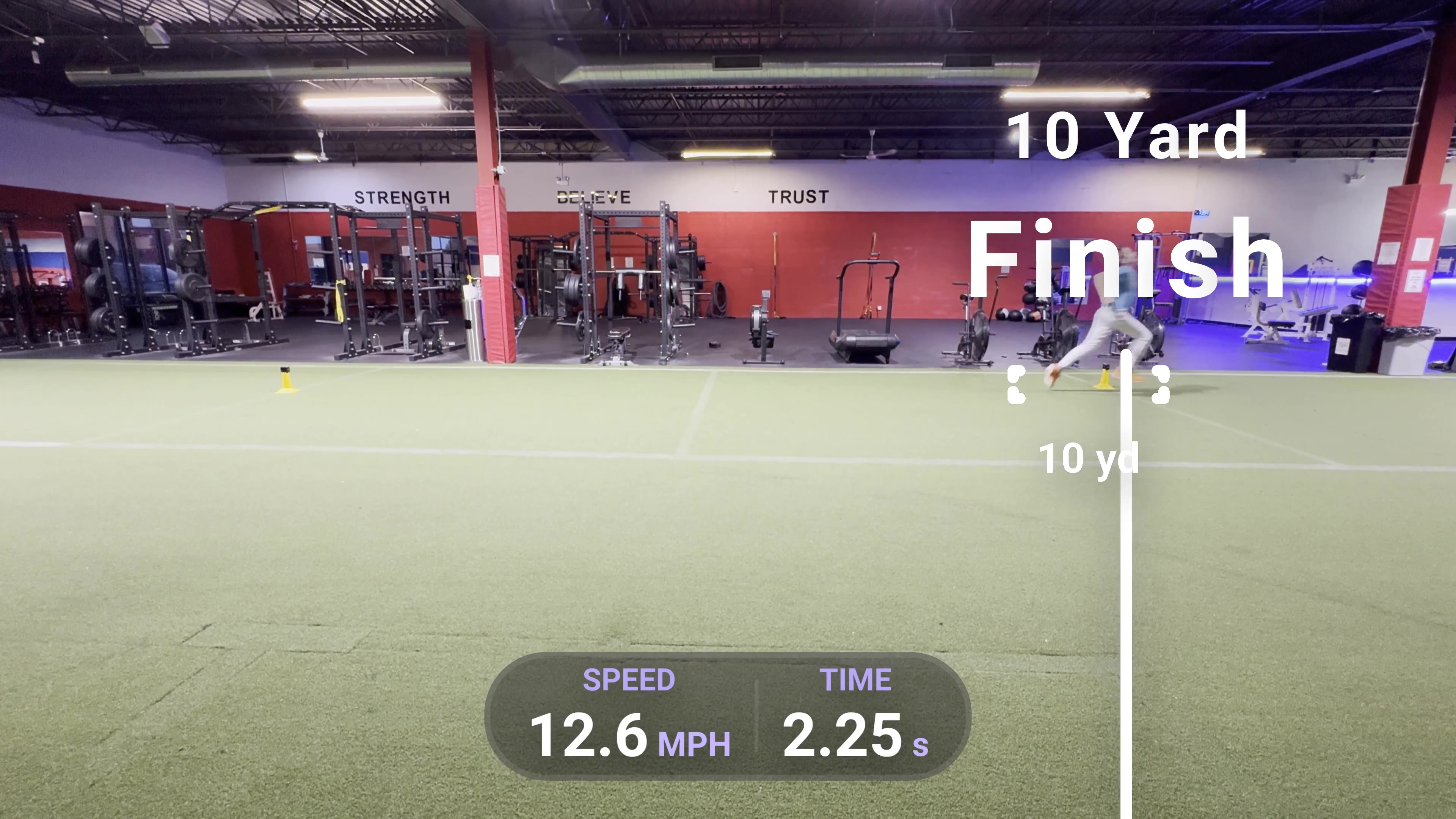 Watch Thaddeus Piton's PurpleShift Intelligent Sprint: 2.25 seconds
